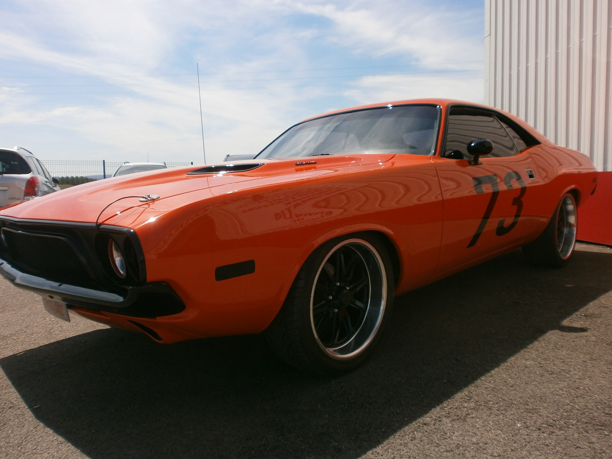 Challenger après une restauration automobile